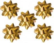 Rozety 5cm Metalická zlatá