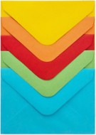 Obálka 70x100mm 110g hladká, INTENSIVE, mix