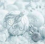 Ubrousky vánoční Stříbrná ozdoba, SDL235700