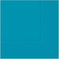 Ubrousky 3-vrstvé Tyrkysové 25x25cm