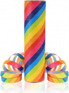 Serpentýna papírová šikmé pruhy 4m