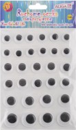 Oči pohyblivé 30ks kulaté, mix velikostí, samolepicí