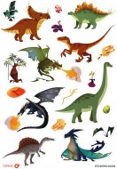 Samolepky Dino Topgal STICKERS 24054 - zvtit obrzek