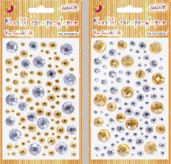 Kamnky samolepc mix zlatch a stbrnch - zvtit obrzek