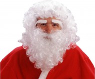 Mikulášská paruka s vousy a obočím