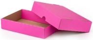 Krabička dno + víko 238 x 175 x 51 mm - růžová