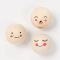 Korálky dřevěné - obličeje