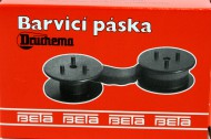 Barvc pska N 13mm x 6m, erveno-ern - zvtit obrzek