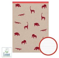 Šitý blok s udržitelným papírem A4 linkovaný