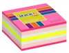 Samolepící minikostka Stickn, 51x51 mm, mix neon růžový, 250 lístků