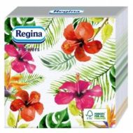 Ubrousky Regina  Flowers Červené, 33x33