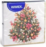 Ubrousky vánoční 20ks 33x33cm, 3-vrstvé, vánoční stom