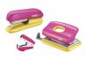 Set sešívačky a děrovačky Rapid růžovožlutý