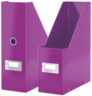 Stojan na časopisy Leitz Click-N-Store purpurová - zvětšit obrázek