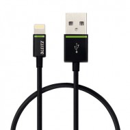 Kabel Leitz Complete Lightning na USB, 30 cm, ern - zvtit obrzek