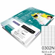 etikety 52.5x21.2 ECO bez okraje 0302N