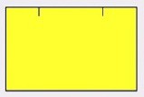 Etikety Contact 25x16 mm lut - zvtit obrzek