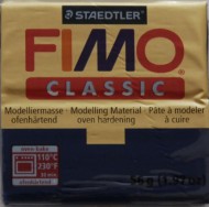 Modelovac hmota FIMO CLASSIC 56gr-tm. modr 34 - zvtit obrzek