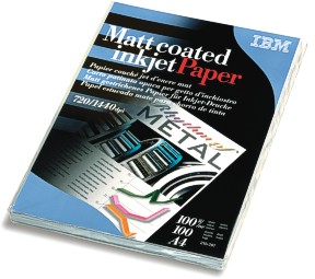 IBM Matt coated inkjet paper - zvtit obrzek