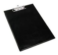 Psací podložka A4 s klipem, černá