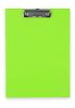 Psací podložka A4 s klipem, zelená