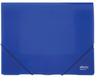 Odkládací mapa s gumou Electra modrá - zvětšit obrázek