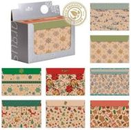 Obálka vánoční Natur C5, 23 x 16,2 cm, mix motivů