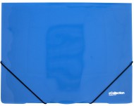 Odkládací mapa s gumou eCollection,3 klopy,A4 modrá - zvětšit obrázek