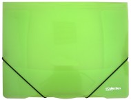 Odkládací mapa s gumou eCollection,3 klopy,A4 zelená - zvětšit obrázek