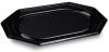 Podnos oválný černý, 35 x 24,7 cm