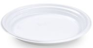 Talíř, opakovaně použitelný bílý, PP, &amp;#216;22 cm