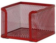 Stojan na poznámkový blok drátěný (červený)