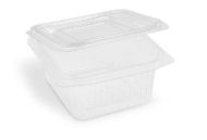 Miska s víčkem hranatá PET 500ml - zvětšit obrázek