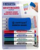 Sada popisova Centropen Whiteboard marker 8559 4ks + Houbika