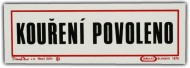 Samolepka - Kouen povoleno - zvtit obrzek