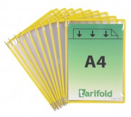 Závěsné kapsy Tarifold A4 s úchyty /10 ks žlutá - zvětšit obrázek