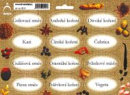 Samolepky na kořenky juta hřebíček 0511 grilovací směs - zvětšit obrázek