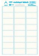 Voděodolné samolepicí obdélníčky 32x16 - transparentní