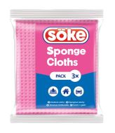 Utěrky houbičkové Soke/3ks