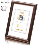 Rámeček dřevěný  10x15 Icar EKO 4N, tmavě hnědý