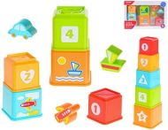 Pyramida skládací kostky 32cm, vkládačka 8ks 