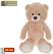 Plush Friends medvěd plyšový světle hnědý, 80cm
