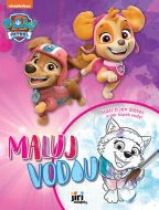 Maluj vodou A4 Tlapková patrola, růžová