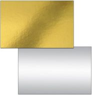 Dortová podložka obdélník 35 x 25 cm zlatá/stříbrná 