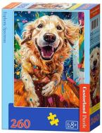 Puzzle Castorland 260 dílků - Psí radost 
