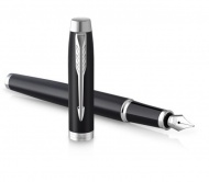 Parker Royal IM Matte Black CT  Plnic pero -F- - zvtit obrzek