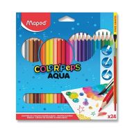 Pastelky MAPED ColorPeps Aqua - 24 ks
