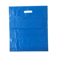 Taška s průhmatem 20x30 cm, modrá