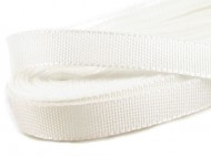 Stuha taftová šíře 6 mm bílá, 10 m - zvětšit obrázek