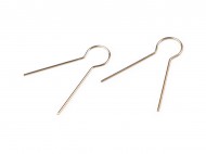 Očka na polystyrenové ozdoby / baňky stříbrné stříbrná 1 ks - zvětšit obrázek